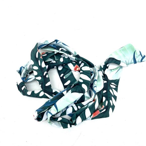 Toluca Artemis One Piece Bathing Suit Tropical Cheeky High Cut Large Tropical - Picture 9 of 10